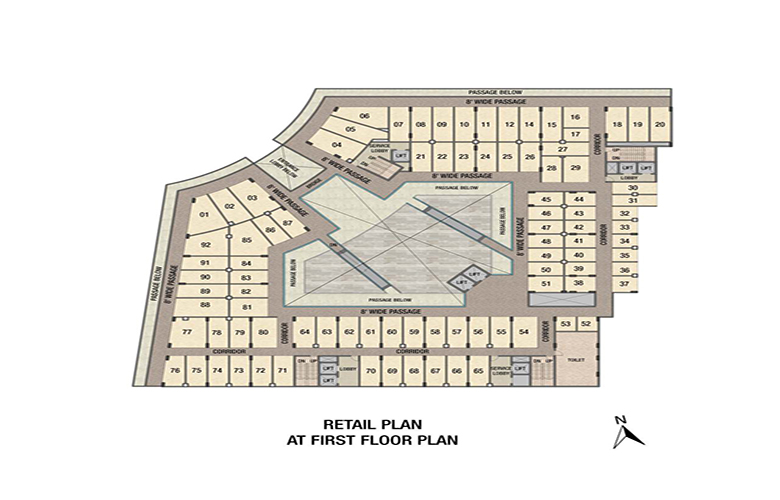 Ashtech Presidential Towers floor plan