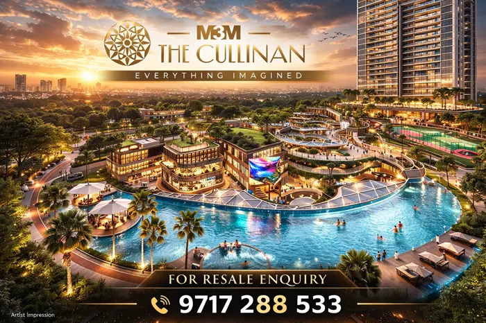 M3M The Cullinan Sector 94 Noida luxury mixed-use development at sunset